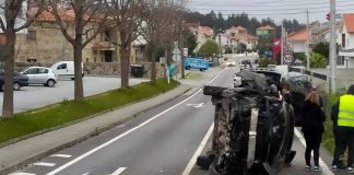 Acidente em Figueiredo em Braga