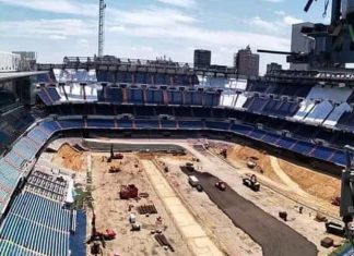 Ver para crer: Bernabéu tem um buraco com 30 metros de profundidade