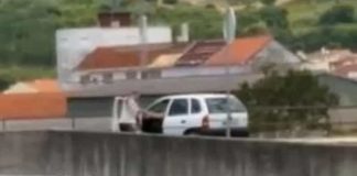 Homem agride pai idoso dentro de carro em Alcobaça