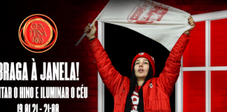 Adeptos bracarenses corresponderam ao pedido “Hino SC Braga à janela”