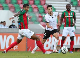 Vitória de Guimarães empata na visita ao Marítimo e segura sexto lugar