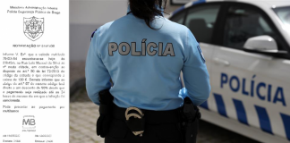Braga: PSP alerta para tentativa de burla através de multas falsas