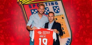 Uros Racic é reforço do Sporting de Braga para 2022/23
