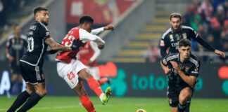 SC Braga perde em casa com o Benfica e afasta-se da liderança