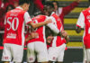 SC Braga goleia o Casa Pia por 4-0 e volta às vitórias dois meses depois