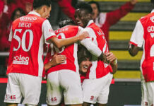 SC Braga goleia o Casa Pia por 4-0 e volta às vitórias dois meses depois