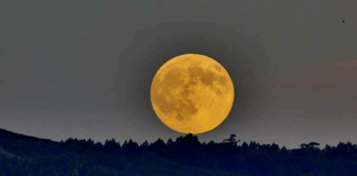 As imagens da primeira Super Lua do ano vista de Braga