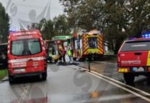 Violento embate entre camião do lixo e automóvel deixa quatro feridos na Póvoa de Lanhoso