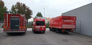 Incêndio em apartamento provoca dois feridos em Guimarães