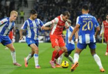 SC Braga perde no Dragão (2-1) e interrompe série de vitórias