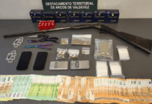 GNR detém dois jovens em Barcelos e Ponte de Lima com droga, armas ilegais e 12.500 euros em notas