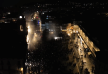 Vitória SC celebrou conquista da Taça da Liga com festa rija pela noite dentro em Guimarães