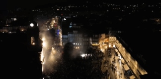 Vitória SC celebrou conquista da Taça da Liga com festa rija pela noite dentro em Guimarães