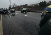Colisão na variante de Santo Tirso provoca quatro feridos