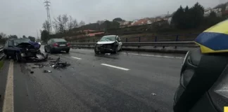 Colisão na variante de Santo Tirso provoca quatro feridos