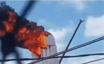 Estátua de Nossa Senhora de Fátima destruída por incêndio no Brasil