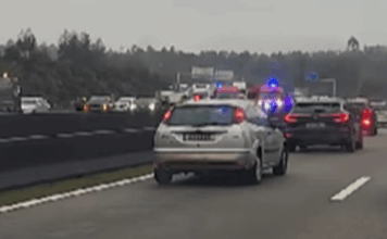Choque em cadeia com quatro viaturas provoca dois feridos na Autoestrada A3