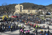 Mais de 680 ciclistas participam no Passeio BTT Rota do Fumeiro na Serra da Cabreira