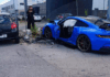 Colisão entre Porsche e Renault Clio no Parque Industrial de Celeirós faz um ferido em Braga