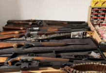 GNR apreende nove armas de fogo e mais de 800 munições em investigação por ameaças em Vieira do Minho