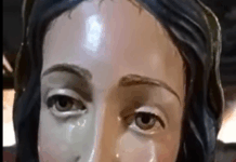Imagem de Nossa Senhora volta a apresentar alegadas lágrimas de óleo no Paraguai