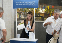 Bracarenses elegem água da torneira em prova cega promovida pela AGERE no Mercado Municipal