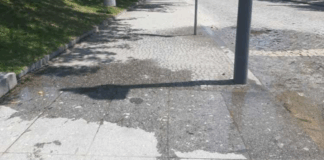 Água desperdiçada junto à estátua de D. Gualdim Pais gera críticas em Amares