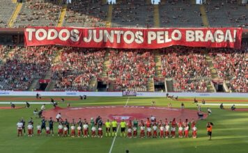 SC Braga deixa escapar vitória na apresentação aos sócios com empate nos descontos frente ao Celta de Vigo
