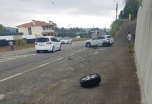 Acidente condiciona trânsito na N14 em Priscos