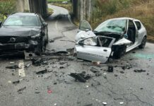 Violenta colisão em Guimarães deixa dois feridos