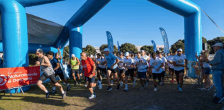 Mais de 400 pessoas correram ao pôr do sol em Esposende