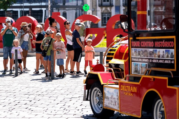 Turistas em Braga