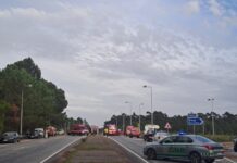 Colisão na EN103-1 em Esposende provoca quatro feridos
