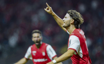 Jonas Wind entra, marca e dá ao SC Braga uma vitória sofrida frente ao Estoril