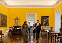 Secretário de Estado da Cultura visita Palácio dos Biscainhos, em Braga