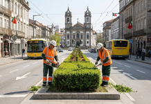 Poda de sebes condiciona trânsito em seis avenidas de Braga durante a noite