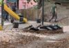 Município de Braga já está a reparar parque infantil da Praça do Bocage após degradação da vedação